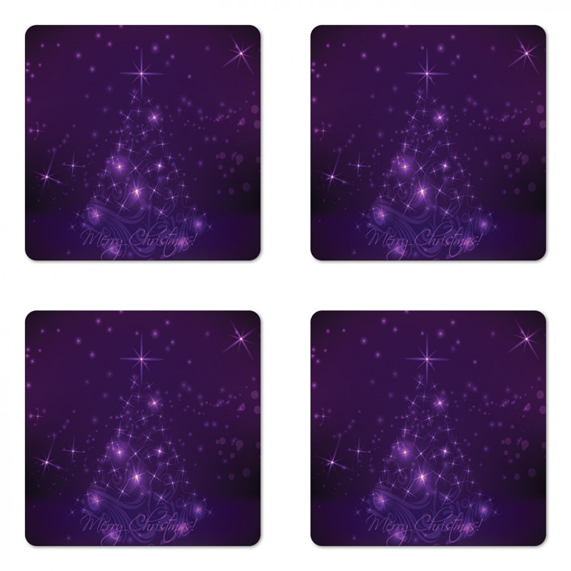 Square 4 Piece Coaster Set