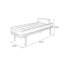 Banc rembourré blanc-1137498989-1137498991