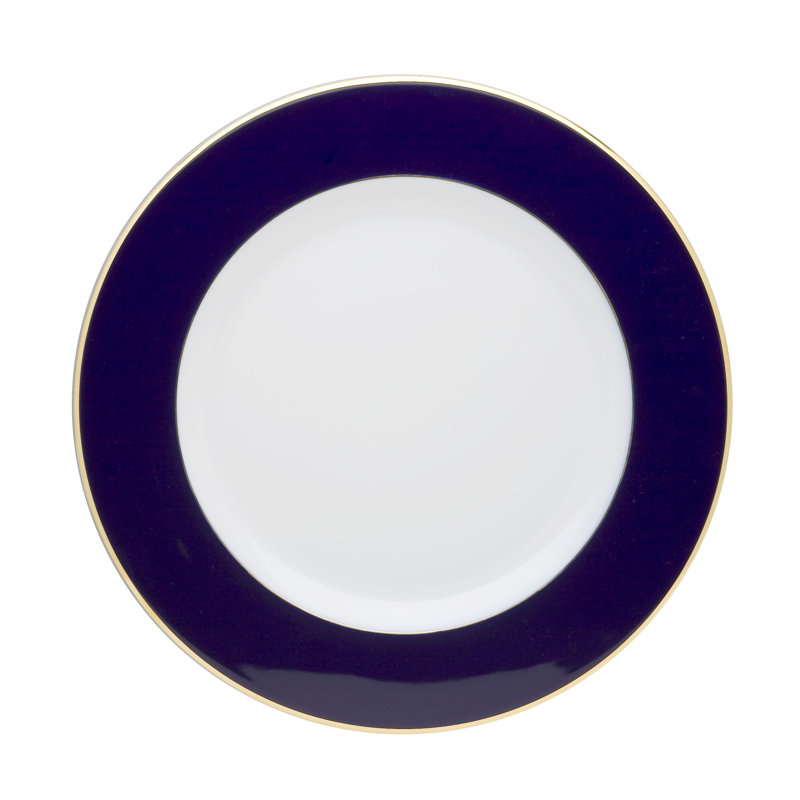 Porcelain China Chargers, Blue Cobalt