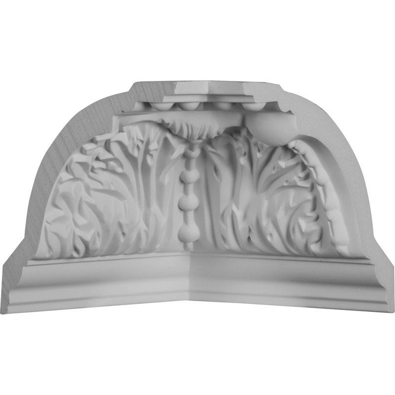 Ensembles de coins intérieurs pour moulures: H 4 3/4 po x l 4 3/4 po x P 5 1/8 po
