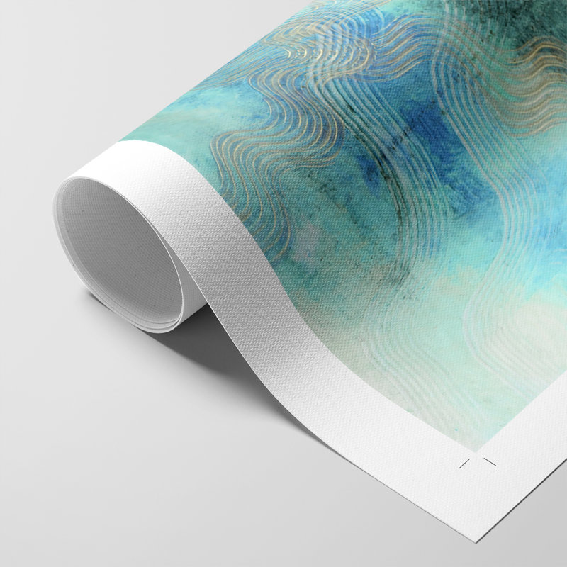 Blue Shift II - Impression sur toile seulement - NON-CADRE, H 18 po x l 12 po
