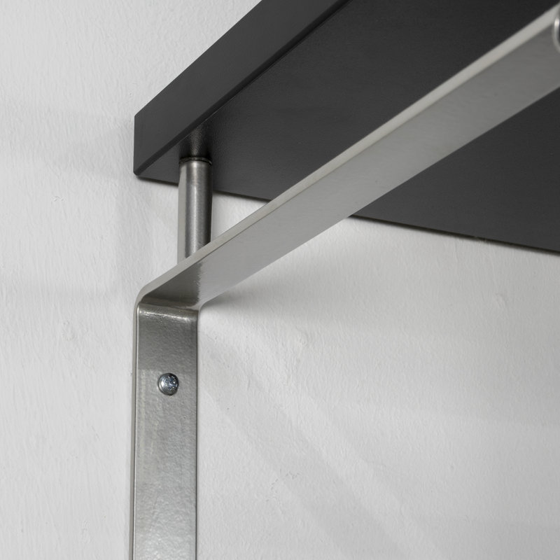 Wall 5 - Hook Wall Mounted Coat Rack, Nickel