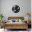 Horloge murale en verre trempé noir, horloge Art abstrait, décoration murale moderne, horloge murale silencieuse, horloge murale décorative, cadeau de pendaison de crémaillère-1738439238-1738439239