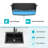 Quartz Kitchen Sink - 25X22" Black Granite Composite Drop In Kitchen Sink