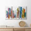 Spectre de l'horizon - peinture sur toile tendue 3 pièces-617251131