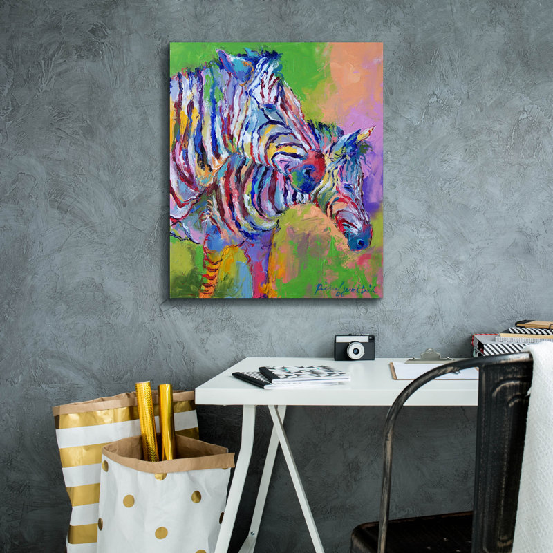 "Zèbre" par Richard Wallich, H 24 po x l 20 po x P 0,75 po