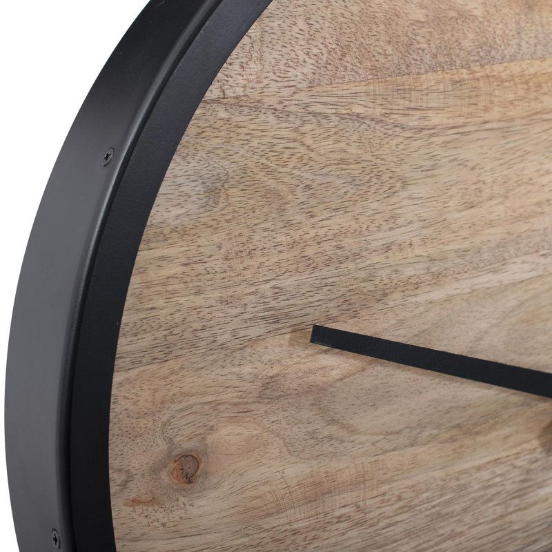 Live Edge Round Clock