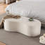 51-Inch Tufted Teddy Curved Accent Bench For Bedroom or Dinning room Living room,Compression bench-1330827506