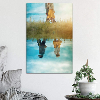 One Couple, Two Direction 1 Piece Wrapped Canvas Wall Art