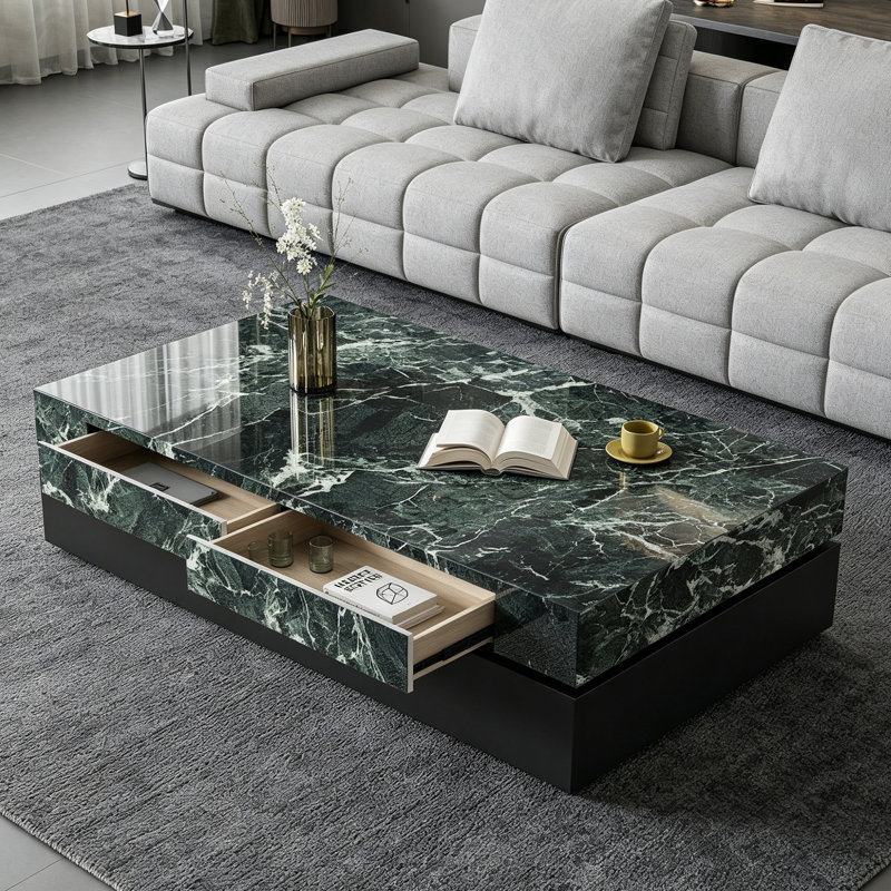 Garner, 15.74" H x 59.05" L x 31.49" W, Dark Green