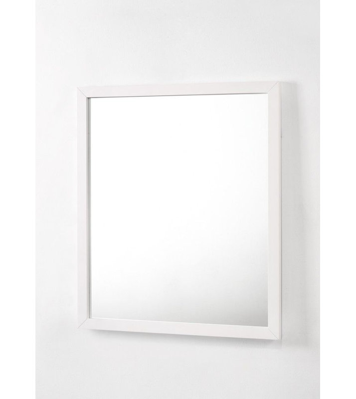Schock Rectangle Wall Mirror, White