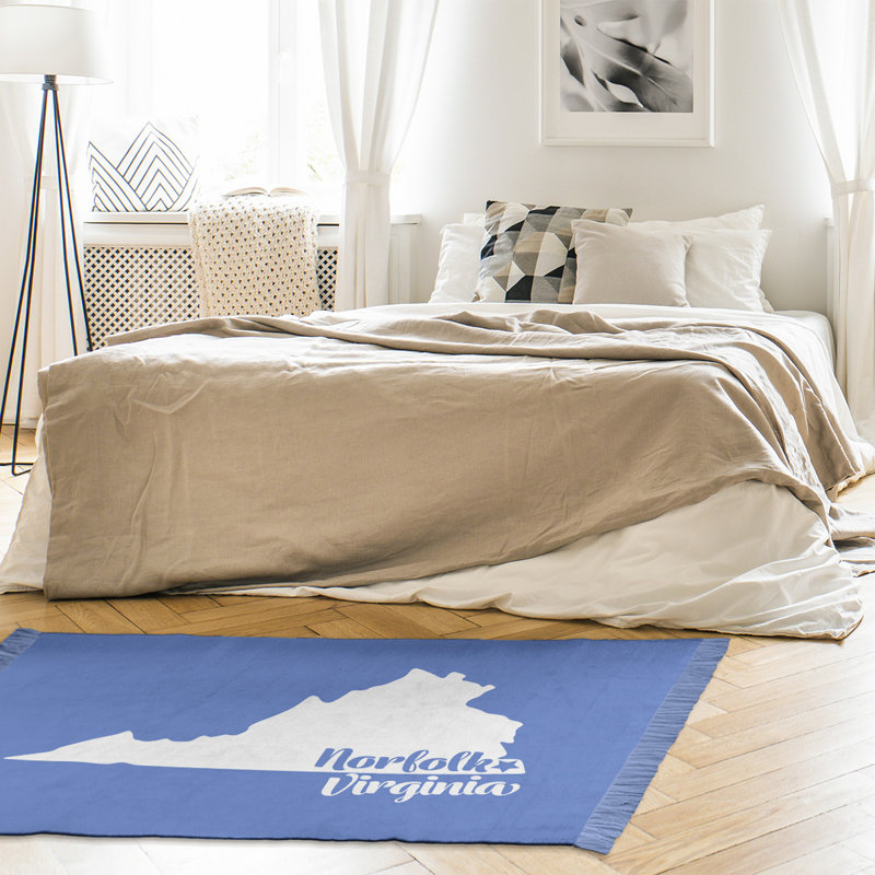 Tapis bleu virginie de norfolk
