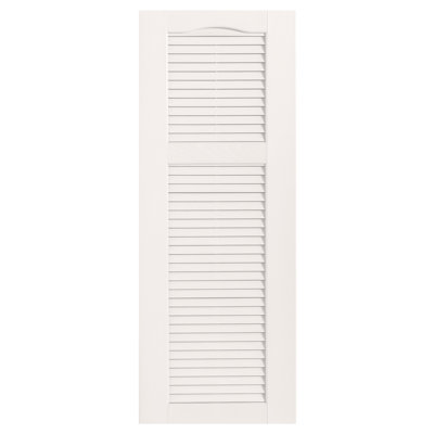 Cathedral Top Cottage-style Open Louvre Shutters Pair