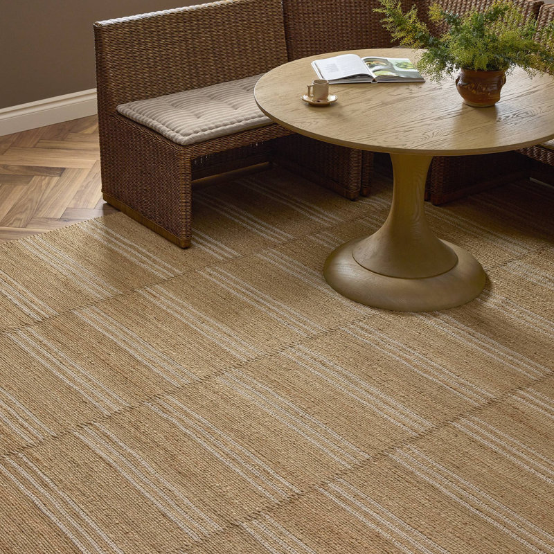 Tapis en jute tissé à la main Hula, 10' x 14'