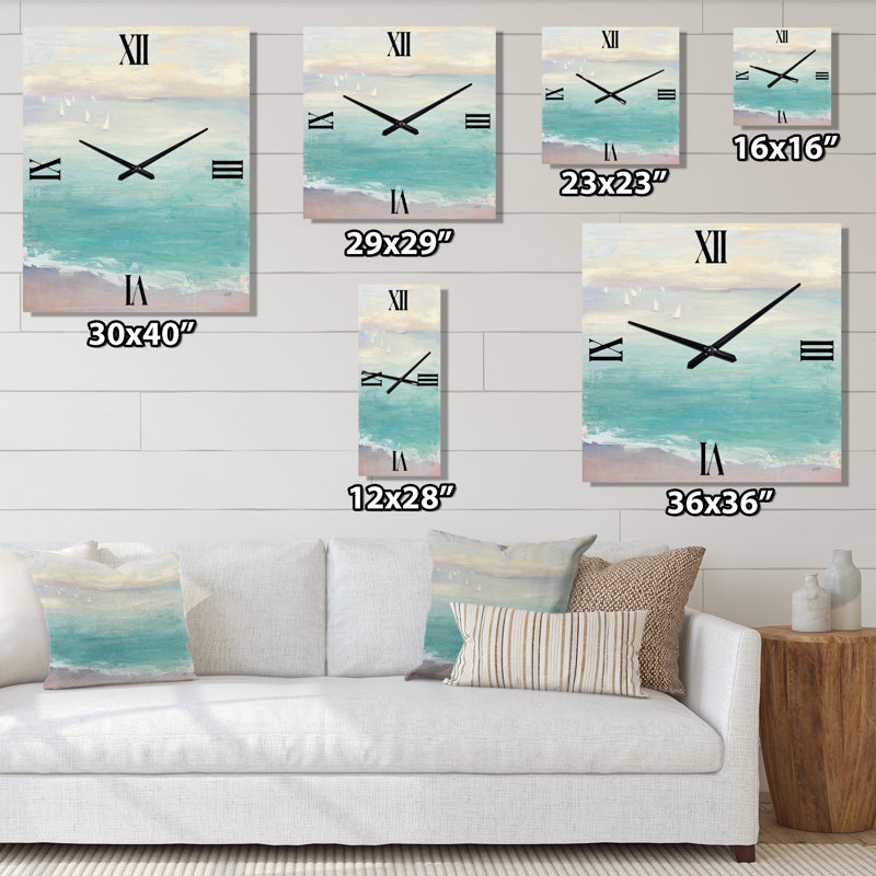From the Shore - Horloge murale traditionnelle, Moyen