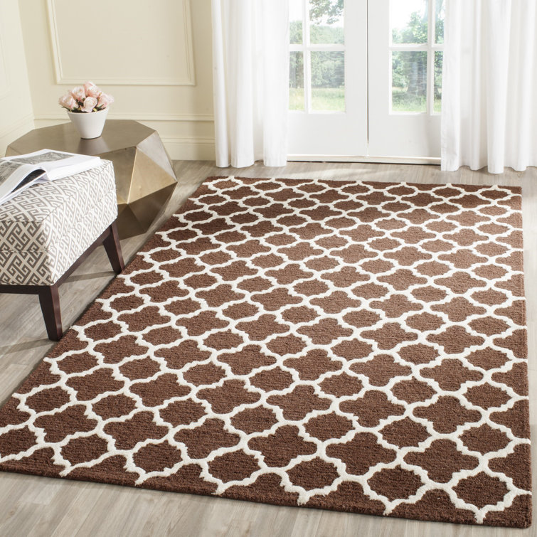 Cannen Hand Tufted Wool Geometric Rug