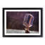Steel Vocal Microphone - Framed Print-56706328-56706334