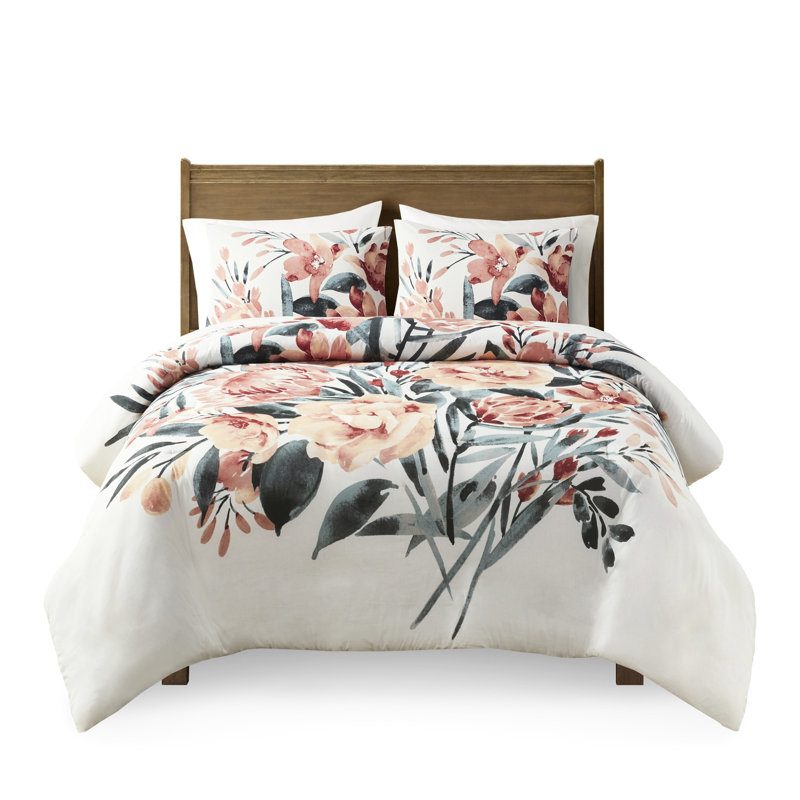 Housse de couette en coton très grand / très grand avec 3 pièces pour une chambre à coucher élégante