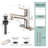 Single-Hole Single-handle Bathroom Faucet with Drain Assembly-97985572