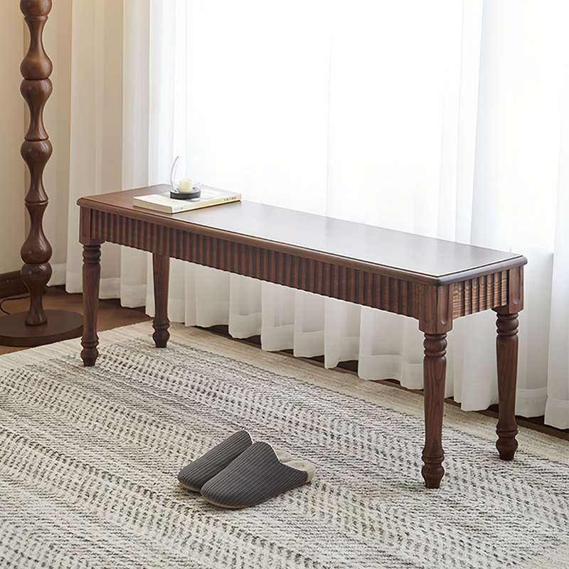 Banc en bois massif Tanyu