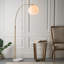 Aaliyah 170cm Marble Arched Floor Lamp