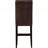 Upholstered Counter Stool with Solid Wood Frame