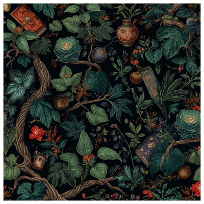 Botanical Leaves Vines Comforter