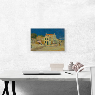 " The Yellow House 1888 " by Vincent Van Gogh Painting Print