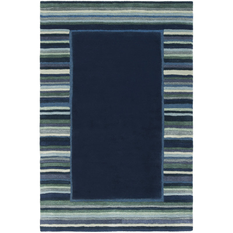 Tapis de couleur unie en fer forgé touffeté à la main Martha Stewart, Rectangle 4 pi x 6 pi