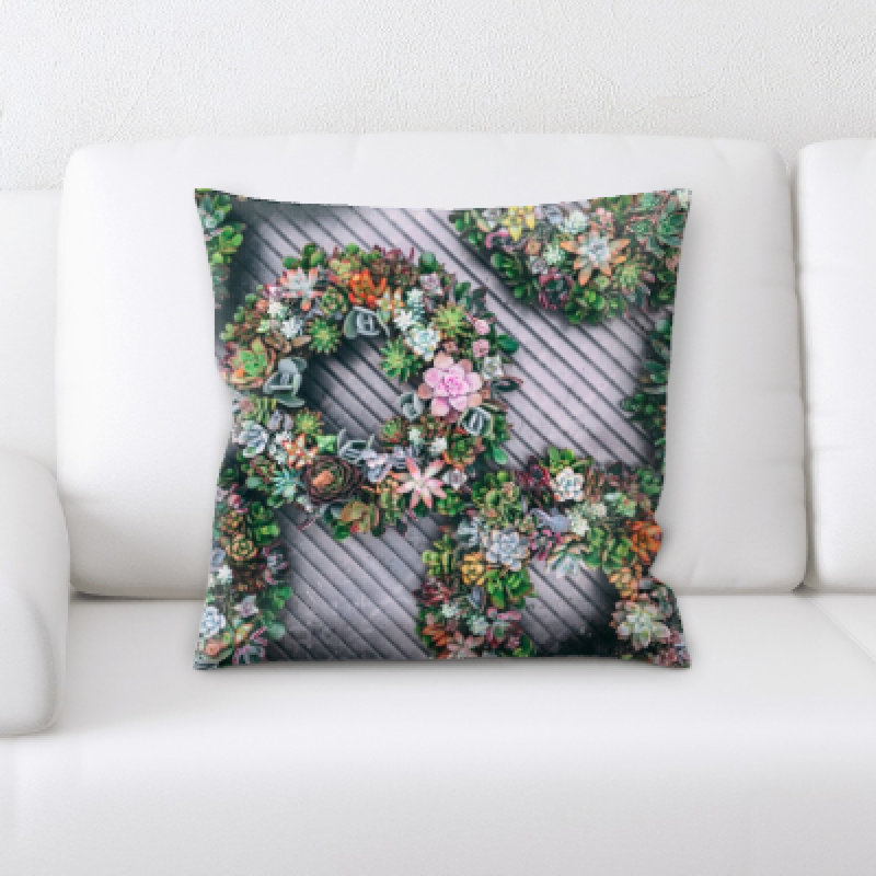 Microsuede Reversible Throw Pillow