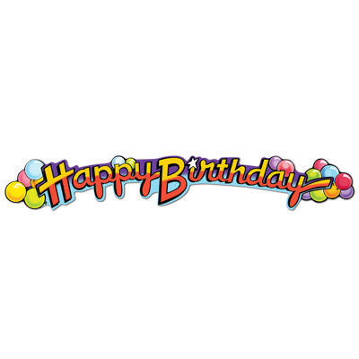 Flot de joie joyeux anniversaire