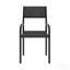 Chaise de bureau avec structure en métal, noire