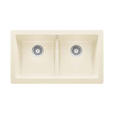 Vintera SILGRANIT 30" Single Bowl Apron-Front Farmhouse Sink - Cinder