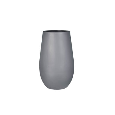 Pot de fleurs haut et léger en fibre de verre - Intérieur/Extérieur