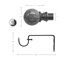 Tringle à rideaux simple réglable en métal Hulcott-32674674-41604665