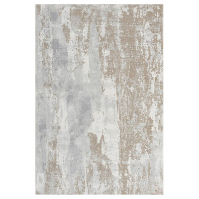 Modern Abstract Distressed Area Rug