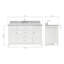 Ensemble de meuble-lavabo simple 55 po Macnair-85363973