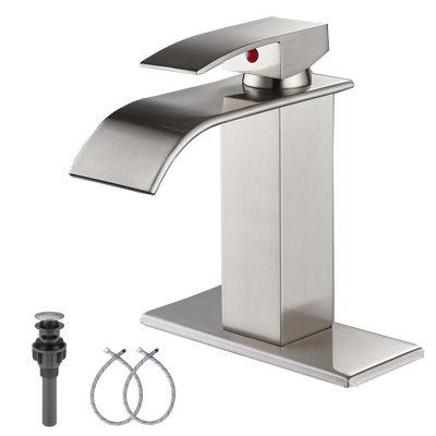 Single-handle Bathroom Faucet with Drain Assembly