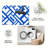 1PC Blue And White Geometric Block Abstract Pattern area rugs for Living Room, Soft and Comfortable, Suitable for all seasons, easy-to-maintain, machine washable Indoor floor mat, Under Table Farmhouse suitable for dining room, bedroom, entryway.-129691987