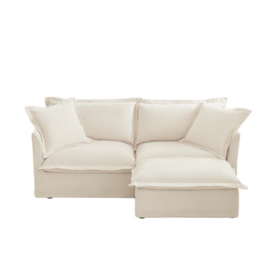 Modular Sofa With Ottoman for Shetucket Sectional Living Room Set Collection by Latitude Run