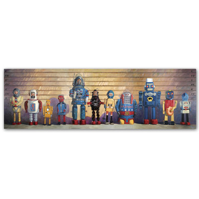 Reproduction de photo sur toile tendue « the habituelles suspects » par eric joyner