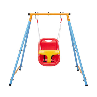 Freeport Park Metal Swing Set with 1 Swing(s)