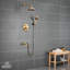 Système de douche à pluie à fixation murale 3 fonctions Retro-71985993