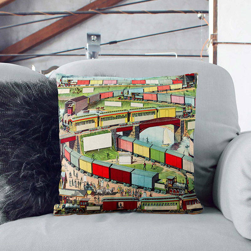 Square Cushion, 40cm H x 40cm W x 15cm D
