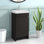 Meuble-lavabo simple de 17 po avec comptoir en marbre synthétique pour la salle de bain