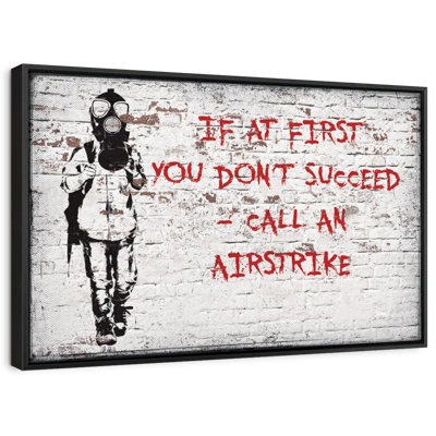 " Call An Airstrike Canvas Print "