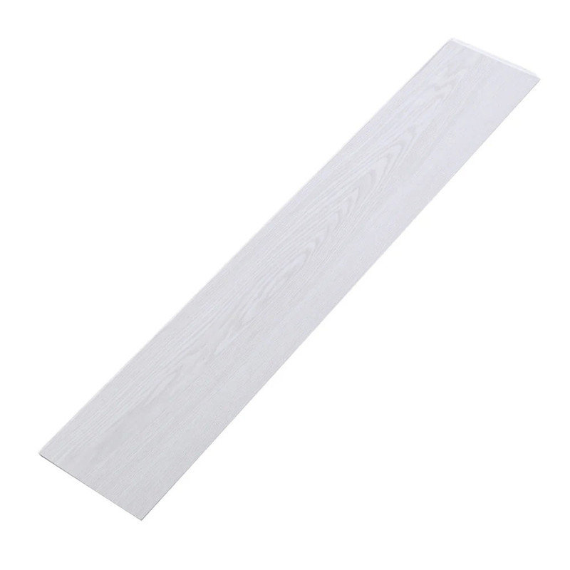 15.2 x 91.5cm PVC Singular Tile, White