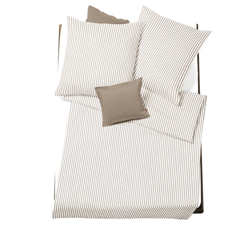 Duvet Cover Set, Single - 1 Pillowcase (80 x 80 cm), Cream