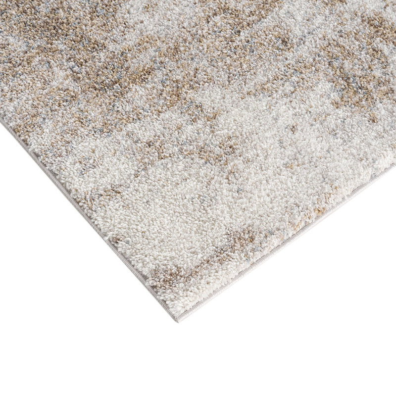 Cozy Shag Abstract Area Rug, Rectangle 6'6" x 9'