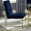 Chaise rembourrée capitonnée (ensemble de 2)-1655331991